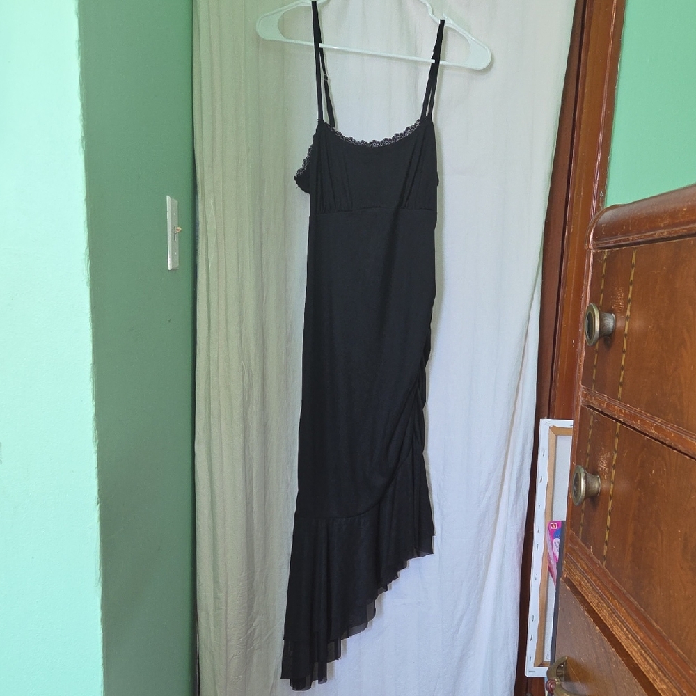 Wild Fable Asymmetrical Sleeveless Lace Dress